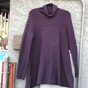 Purple soft small cow sweater